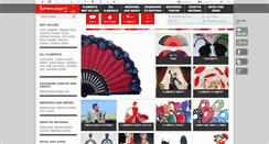 Desktop Screenshot of flamencoexport.com